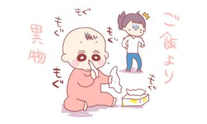 食に興味を持ってもらうためにおやつを買い与えたい。